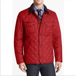 barbour red jacket mens